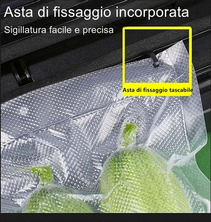Confezionatrice Macchina Sottovuoto Elettrico Portatile Per Alimenti 90w Q-z100 Casa e cucina/Elettrodomestici per la cucina/Macchine sottovuoto per alimenti Trade Shop italia - Napoli, Commerciovirtuoso.it