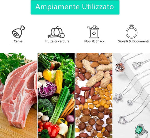 Confezionatrice Macchina Sottovuoto Elettrico Portatile Per Alimenti 90w Q-z100 Casa e cucina/Elettrodomestici per la cucina/Macchine sottovuoto per alimenti Trade Shop italia - Napoli, Commerciovirtuoso.it