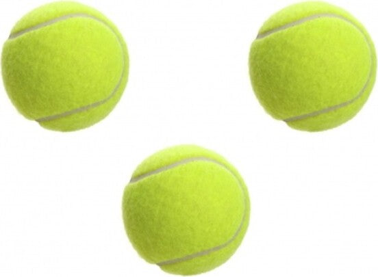 Confezione-3-Palline-Da-Tennis-Classiche-Misura-Regolare-Palle-Economiche