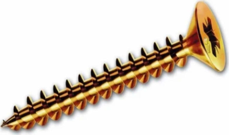 CONFEZIONE-50-PEZZI---VITI-OTTONATE-PER-CERNIERE-A-METRAGGIO-Ø2,5X16MM