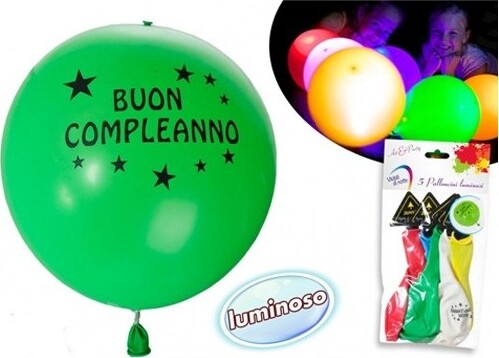 Confezione-Palloncini-Luminosi-Buon-Compleanno-30-Cm-5-Pezzi-Colorati-Eventi