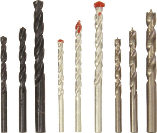 CONMETALL---CONFEZIONE-9-PEZZI---ASSORTIMENTO-DI-PUNTE-PER-TRAPANO