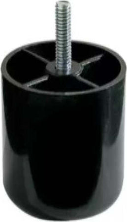 CONMETALL---PIEDINO-IN-PLASTICA-CON-PERNO-10CM