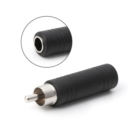 Connettore Adattatore Cavo Audio Stereo Spina Rca A Presa Aux Da 6,5 mm C-067