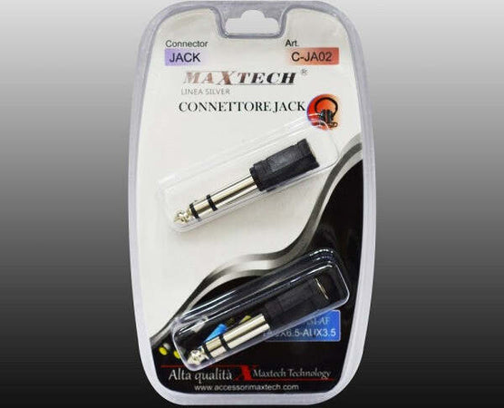 Connettore-Adattatore-Jack-Cuffia-Microfono-Aux6.5mm-3.5mm-Stereo-Maxtech-C-ja02
