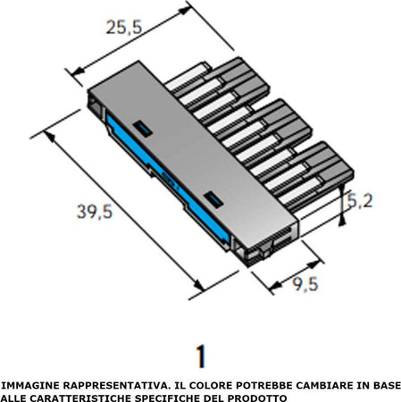 Connettore-pettine-joint-3+3-Mta