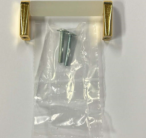 CONNEX---MANIGLIA-IN-ACCIAIO-E-VETRO-BIANCO-CON-ANGOLARI-ORO-64MM