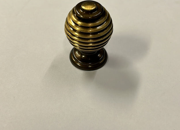 CONNEX---POMOLO-RIGATO-OTTONE-BRONZATO-DIAMETRO-20MM