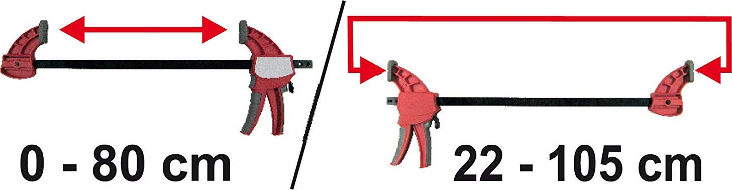 Connex-COX864780---Morsetto-regolabile-edistanziatore-90-mm,-0-800-mm,-220-1050-mm