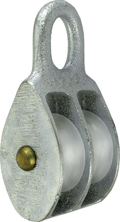 Connex,-DY270526,-Blocco-diametro-della-puleggia-doppia-9-x-40-mm,-galvanizzato