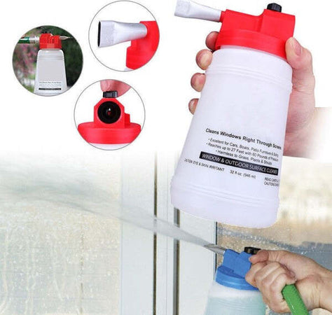 Contenitore-Detergente-Pulizia-Vetri-Auto-Pompa-Pulisci-Finestre-Fuller-Crystal