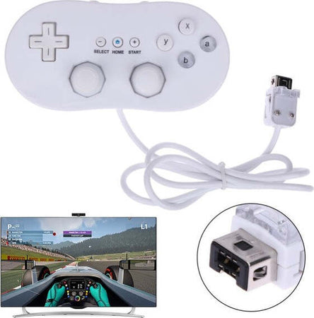 Controller Classico Per Nintendo Wii Joypad Telecomando Bianco Joystick Console Videogiochi/Sistemi legacy/Sistemi Nintendo/Wii/Accessori/Controller e telecomandi/Controller standard e gamepads Trade Shop italia - Napoli, Commerciovirtuoso.it