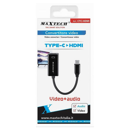 Convertitore Video Audio Cavo Adattatore Type-c Maschio A Hdmi Femmina Ctc-hdmi