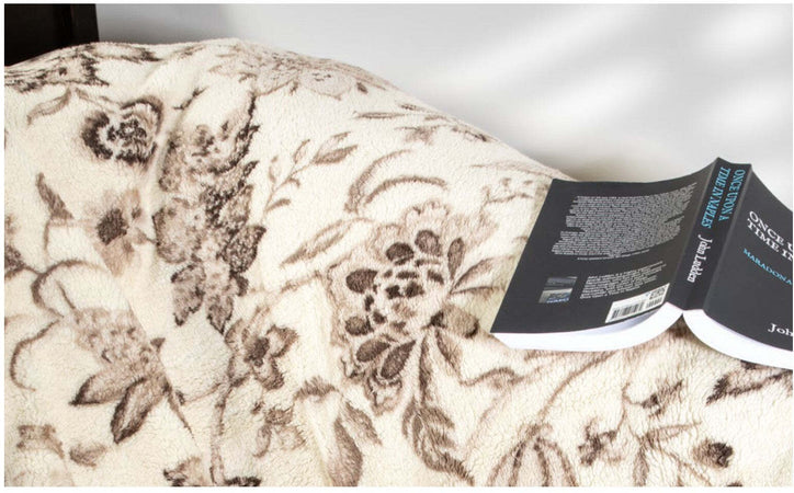 Coperta plaid canazei in morbido pile + retro in sherpa - Acca24