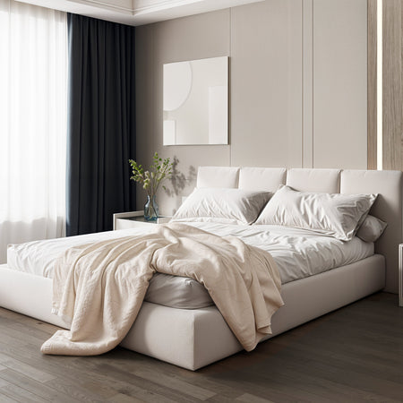 Coperta in Fibra di Carbonio | Morbida, Antistress Double Face, Vellutata per Divano o Letto Singolo e Matrimoniale