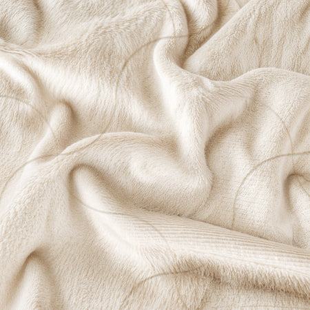 Coperta in Fibra di Carbonio | Morbida, Antistress Double Face, Vellutata per Divano o Letto Singolo e Matrimoniale