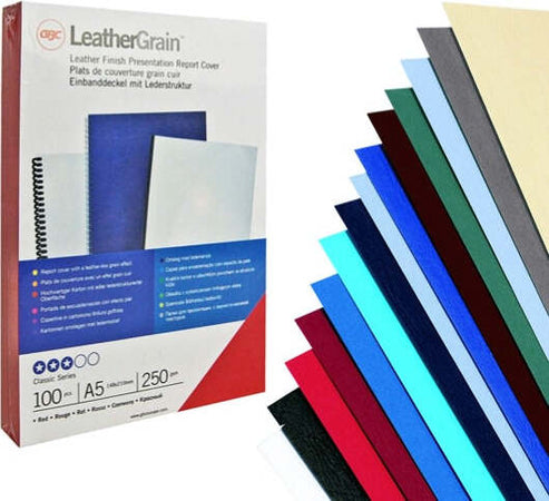 Copertine Leathergrain - A3 - 250 gr - nero goffrato - GBC - scatola 100 pezzi Cancelleria e prodotti per ufficio/Elettronica per ufficio/Rilegatrici e accessori/Copertine per rilegatrici Eurocartuccia - Pavullo, Commerciovirtuoso.it