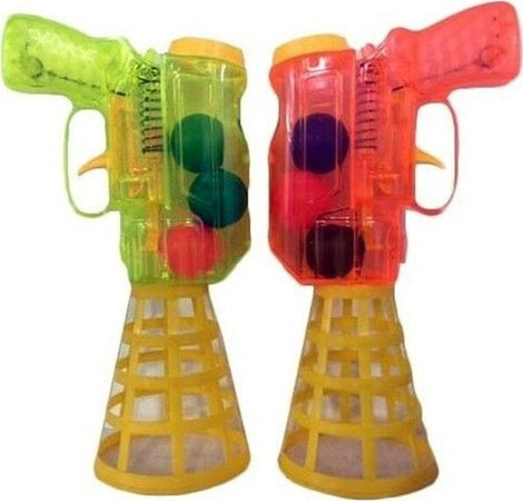 Coppia-2-Pistole-Lancia-Spara-Palline-Canestro-Mare-Piscina-Spiaggia-Gioco-Bimbi