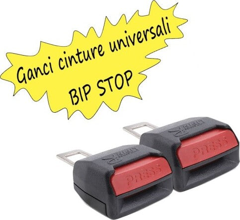Coppia-Bip-Stop-2-Ganci-Cinture-Cintura-Sicurezza-Disattiva-Allarme-2-Bip-Stop