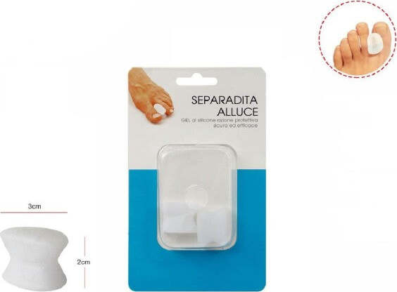 Coppia-Cuscinetti-In-Silicone-Separadita-Alluce-Piede-Cura-Dei-Piedi-2x3cm-66777