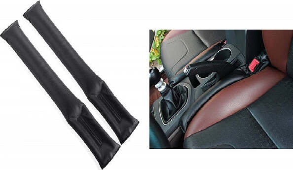 Coppia-Cuscino-Auto-Freno-A-Mano-Sedile-Distanziale-Blocca-Oggetti-Laterali-Seggiolino