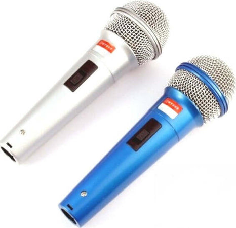 Coppia-Di-Microfoni-Microfono-Professionale-Unidirezionale-Con-Cavo-2,5-Mt
