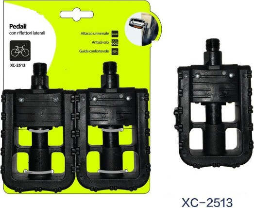 Coppia-Di-Pedali-Bicicletta-Con-Riflettori-Laterali-Attacco-Universale-Xc-2513