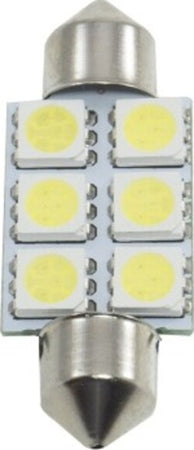Coppia-Lampadina-Siluro-A-Led-Smd-5050-3.9mm-Ricambio-Luci-Interrne-Per-Auto-12v