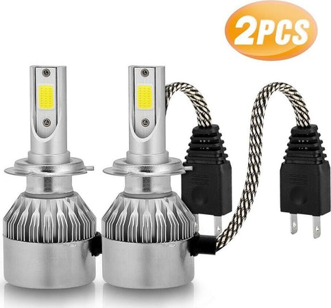 Coppia-Lampadine-Kit-Fari-Auto-C6-H7-36-W-Lampada-Cob-Lampadina-Led-Luce-Bianca-Kovalmax