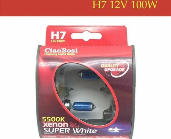 Coppia-Lampadine-Lampade-Auto-Moto-Xenon-H7-12v-100w-5500k-C-6277