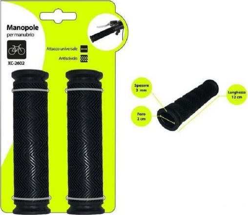 Coppia-Manopole-Manubrio-Sterzo-Bici-Bicicletta-Universale-Antiscivolo-Xc-2602