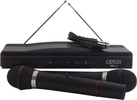 Coppia Microfoni Professionali Senza Fili Con Centralina Bicanale 009-4 Strumenti Musicali/Microfoni/Set di microfoni Trade Shop italia - Napoli, Commerciovirtuoso.it