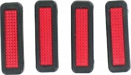 Coppia-Protezioni-Portiera-Con-Catarifrangenti-4.5cm-Salvaporta-Paracolpi-Esterno-Auto