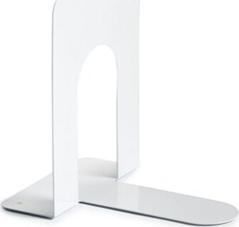 Coppia reggilibri - metallo - 12 7x16 5x16 5 cm - bianco - Plastidea Cancelleria e prodotti per ufficio/Archivio ufficio e accessori per scrivania/Accessori da scrivania e archiviazione/Fermalibri Eurocartuccia - Pavullo, Commerciovirtuoso.it