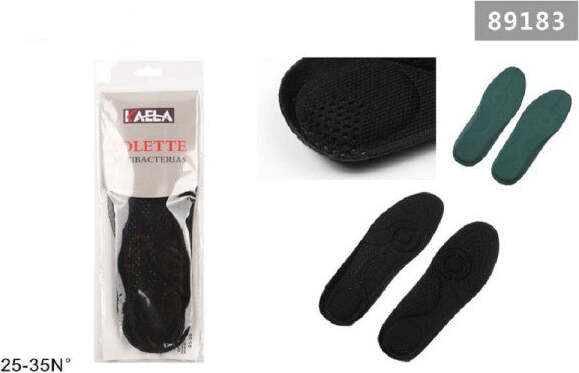 Coppia-Solette-Scarpe-Antibatteriche-Plantari-Protezione-Piedi-Taglia-25-35-89183