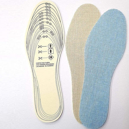 Coppia-Solette-Sottopiede-Tessuto-Taglia-36-45-Scarpe-3mm-Spessore-Universali