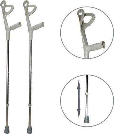 Coppia-Stampelle-Canadesi-Stampella-In-Alluminio-Altezza-Regolabile-Lega-Leggera