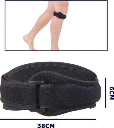 Coppia-Tutore-Fascia-Protezione-Sottorotuleo-Per-Tendinite-Rotulea-Anallergico