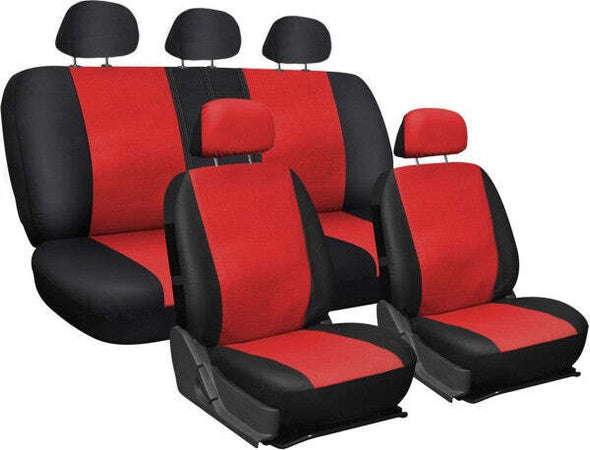 Copri Sedili Coprisedili Universali Per Tutte Le Auto Bicolore Rosso E Nero Auto e Moto/Accessori per auto/Coprisedili e accessori comfort/Set per interni Trade Shop italia - Napoli, Commerciovirtuoso.it