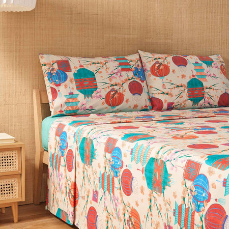 Bassetti Copriletto Estivo Singolo + Copricuscino Kyoto 2505S70