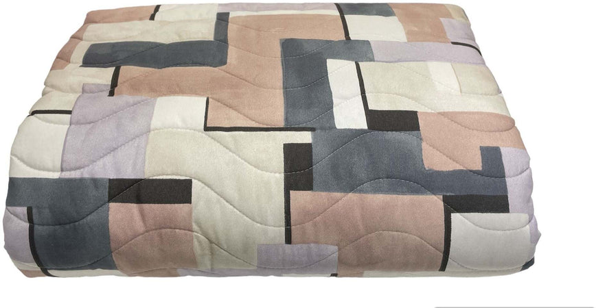 Copriletto trapuntato block con trapuntatura ondina singolo – Maè , Via roma 60