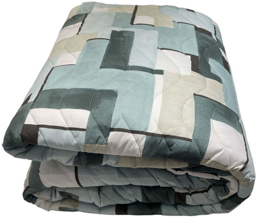 Copriletto trapuntato block con trapuntatura ondina singolo – Maè , Via roma 60