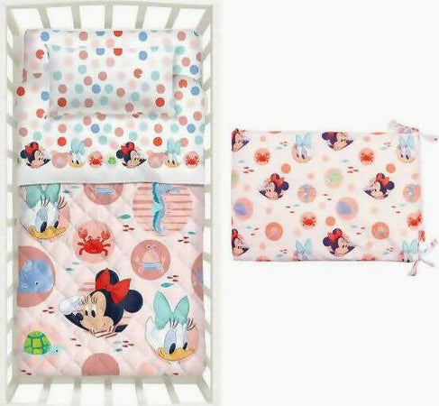 Copriletto Trapuntato Per Lettino Culla Bambino Bambina Minnie Mouse Disney Caleffi Lettino Baby Con Paracolpi Primavera Estate Cameretta Casa e cucina/Tessili per la casa/Biancheria per la cameretta/Trapunte e copriletti Puleo Casa - Palermo, Commerciovirtuoso.it