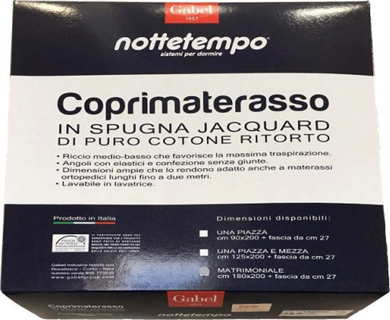 Coprimaterasso-Varie-Misure-con-angoli-in-Spugna-Jacquard-GABEL-Twist