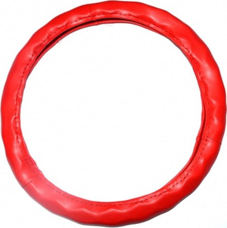 Coprivolante-Copri-Volante-Rosso-38-Con-Presa-Comfort-Per-Volante-Auto-In-Gomma