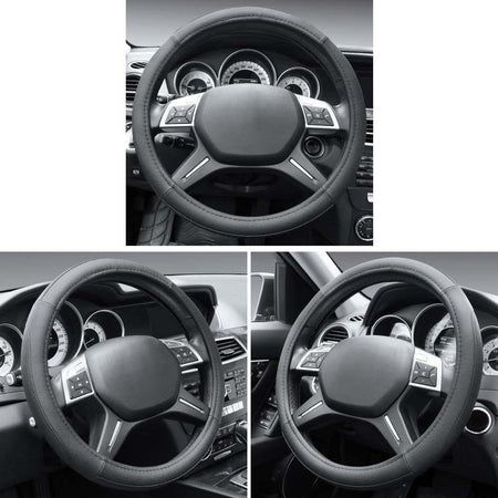 COPRIVOLANTE COPRI VOLANTE AUTO NERO 37-39CM CON PRESA COMFORT PELLE MICROFIBRA Auto e Moto/Parti per auto/Allestimenti interni/Volanti e mozzi per volante/Coprivolanti Trade Shop italia - Napoli, Commerciovirtuoso.it