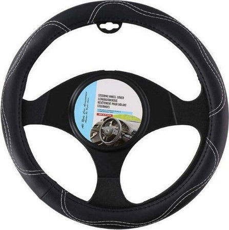 Coprivolante-Universale-Auto-In-Ecopelle-Copertura-Sterzo-Macchina-Camper-38cm
