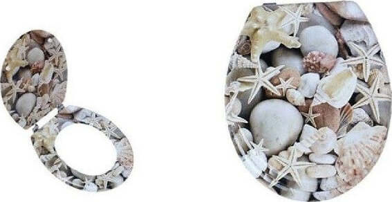 Copriwater-Copri-Sedile-Wc-Universale-Cerniere-Stelle-Marine-Conchiglie-52730