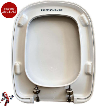 Copriwater-Dolomite-Fleo-ORIGINALE-in-termoindurente-cerniere-inox-codice-J105100-colore-bianco