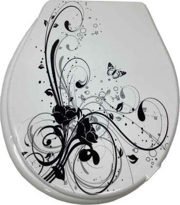 Copriwater-In-Plastica-Resistente-Tavoletta-Wc-44x36.5-Cm-Fantasia-Fiori